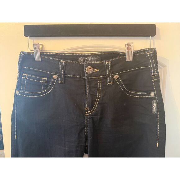 EUC Silver Suki High Capri Size 29 - Picture 3 of 6